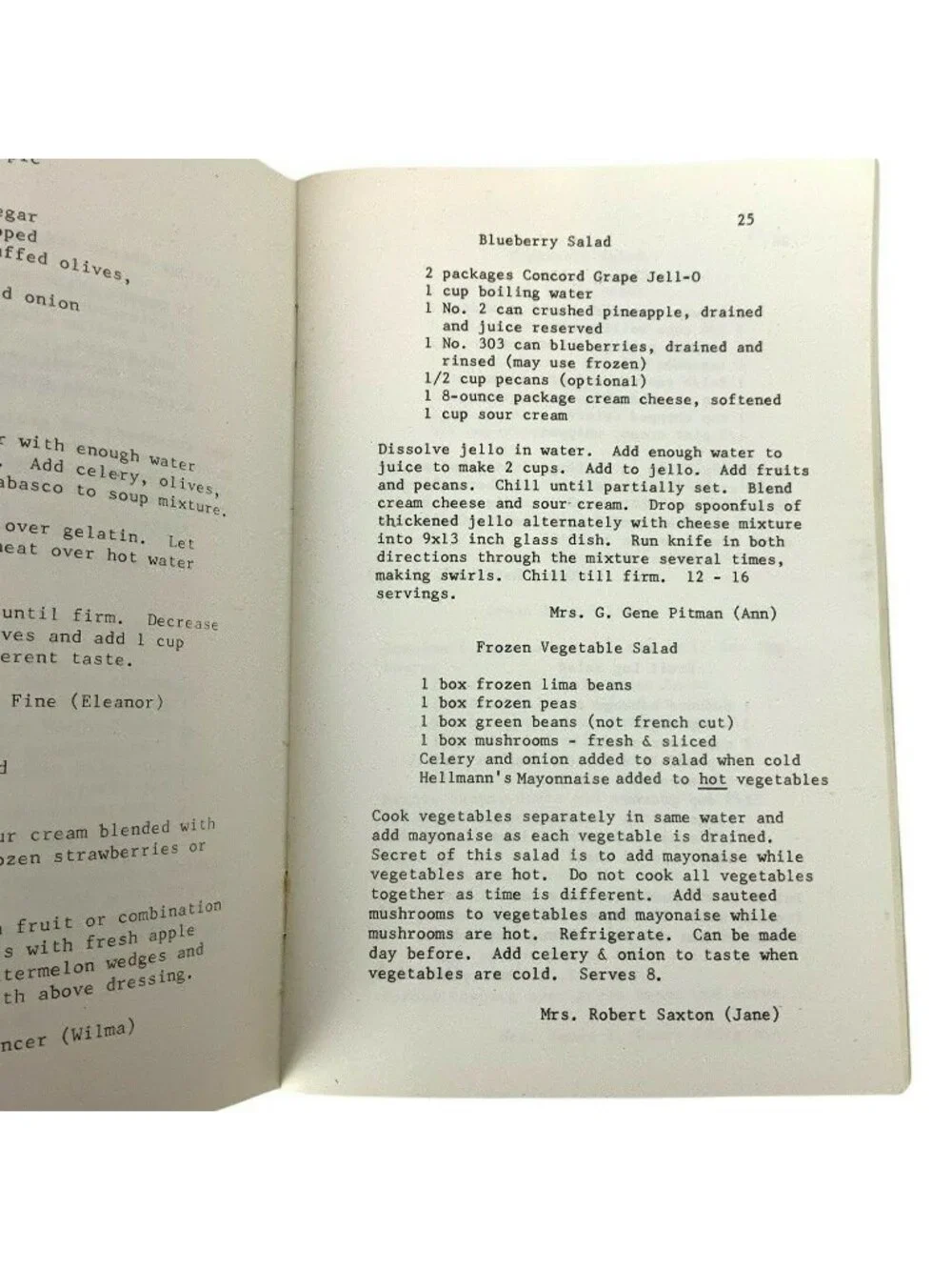 Fundraiser Cookbook Woman’s Auxiliary to the McLennan County Medical Society 70s